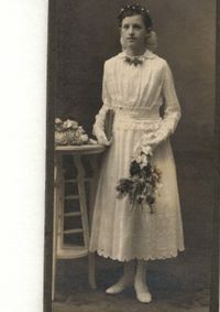 Luise Riedel 1917 Ostern-Konfirmation